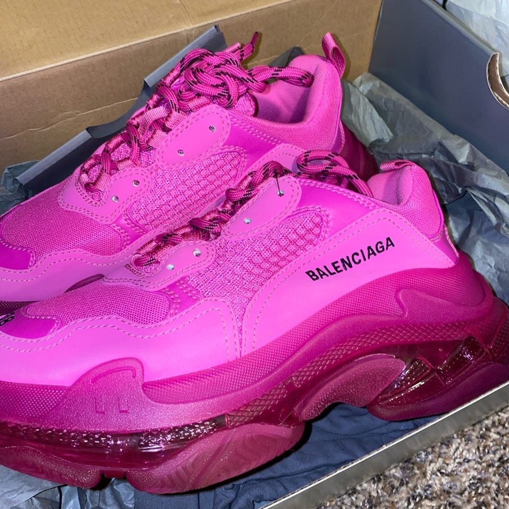 Authentic Balenciaga worn twice .